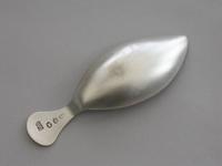 George III Silver 'Leaf Shape' Caddy Spoon by George Burrows, London, 1804 (7 of 9) George III Silver 'Leaf Shape' Caddy Spoon by George Burrows, London, 1804 (7 of 9)