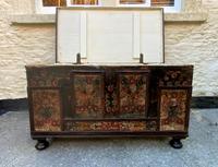 Large 19thc Swedish Country House Robust Painted Pine Storage Coffer Chest (5 of 18) Large 19thc Swedish Country House Robust Painted Pine Storage Coffer Chest (5 of 18)