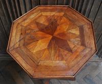 French Mixed Wood Octagonal Tripod Table (3 of 4) French Mixed Wood Octagonal Tripod Table (3 of 4)