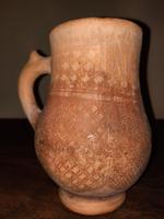 12th Century Historically Rare Crusader Knights Geometric Ware Earthenware Jug (13 of 13) 12th Century Historically Rare Crusader Knights Geometric Ware Earthenware Jug (13 of 13)