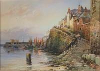 Walter Henry Sweet - Antique Watercolour - Newlyn Old Harbour (2 of 6) Walter Henry Sweet - Antique Watercolour - Newlyn Old Harbour (2 of 6)