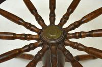 Vintage Glass Top Wagon Wheel Coffee Table (4 of 6) Vintage Glass Top Wagon Wheel Coffee Table (4 of 6)