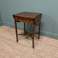 Small Edwardian Inlaid Mahogany Antique Sofa Table (6 of 9) Small Edwardian Inlaid Mahogany Antique Sofa Table (6 of 9)