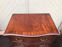 Antique Slim Mahogany Serpentine Chest of Drawers (8 of 8) Antique Slim Mahogany Serpentine Chest of Drawers (8 of 8)
