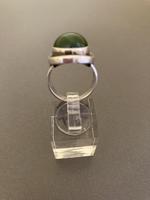 Georg Jensen Silver Ring with Nephrite (4 of 5) Georg Jensen Silver Ring with Nephrite (4 of 5)