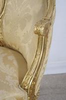 Pair of 19th Century French Gilt Louis XVI Style Armchairs (13 of 19) Pair of 19th Century French Gilt Louis XVI Style Armchairs (13 of 19)