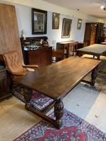 Oak refectory table baluster legs (3 of 7) Oak refectory table baluster legs (3 of 7)