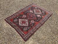 Antique Qashqai Rug 1.47m x 1.04m (17 of 17) Antique Qashqai Rug 1.47m x 1.04m (17 of 17)