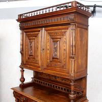 Large German Carved Walnut Bookcase Cabinet 19th Century (8 of 14) Large German Carved Walnut Bookcase Cabinet 19th Century (8 of 14)