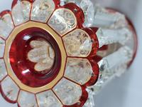 Magnificent Pair of Mid 19th Century Candle Lustres 'Possibly Baccarat' Gilded & Ruby Decoration (18 of 18) Magnificent Pair of Mid 19th Century Candle Lustres 'Possibly Baccarat' Gilded & Ruby Decoration (18 of 18)