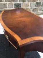 Quality Flamed Mahogany Single Draw Side Table (7 of 7) Quality Flamed Mahogany Single Draw Side Table (7 of 7)