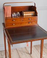 George III mahogany ladies writing desk or 'cheveret' (5 of 9) George III mahogany ladies writing desk or 'cheveret' (5 of 9)