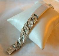 Vintage Sterling Silver Gentlemans ID Bracelet 66.7 Grams 8 3/4" Length (5 of 12) Vintage Sterling Silver Gentlemans ID Bracelet 66.7 Grams 8 3/4" Length (5 of 12)