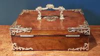 Superb Antique Figured Walnut Jewellery Box (5 of 6) Superb Antique Figured Walnut Jewellery Box (5 of 6)