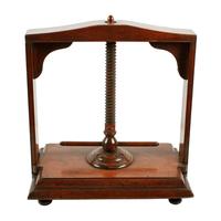 18th Century Fruit Wood Book Press (2 of 8) 18th Century Fruit Wood Book Press (2 of 8)