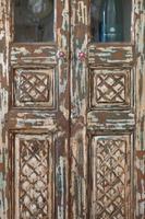 Unique Tall Two Door Teak & Painted Cabinet (11 of 16) Unique Tall Two Door Teak & Painted Cabinet (11 of 16)