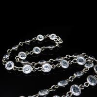 Art Deco Old Cut Paste Silver Full Riviere Necklace (6 of 8) Art Deco Old Cut Paste Silver Full Riviere Necklace (6 of 8)
