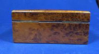 Victorian French Burr Cedar Jewellery Box with Original Interior (8 of 9) Victorian French Burr Cedar Jewellery Box with Original Interior (8 of 9)