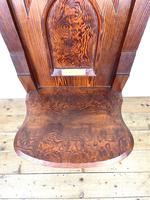 Large Pitch Pine Antique Chapel Chair (4 of 9) Large Pitch Pine Antique Chapel Chair (4 of 9)