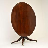 Antique Georgian Mahogany Tilt Top Dining Table (3 of 10) Antique Georgian Mahogany Tilt Top Dining Table (3 of 10)