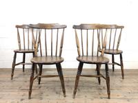 Set of Four Victorian Elm Penny Chairs (2 of 11) Set of Four Victorian Elm Penny Chairs (2 of 11)