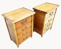A Pair Of Cherry Wood Bedside Chests (3 of 8) A Pair Of Cherry Wood Bedside Chests (3 of 8)