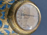 Old Palais Royal Blue Opaline Glass Perfume Bottle with a Miniature of Paris (6 of 6) Old Palais Royal Blue Opaline Glass Perfume Bottle with a Miniature of Paris (6 of 6)