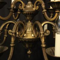 French Gilded Brass 12 Light Tiered Chandelier Oka04098 (7 of 10) French Gilded Brass 12 Light Tiered Chandelier Oka04098 (7 of 10)