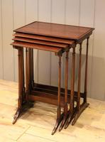 Mahogany Nest of Four Tables (2 of 11) Mahogany Nest of Four Tables (2 of 11)