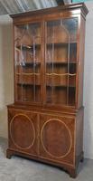 Georgian Style Mahogany and Satinwood Banded Bookcase (9 of 10) Georgian Style Mahogany and Satinwood Banded Bookcase (9 of 10)