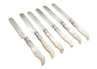 Antique Victorian Sterling Silver & Mother of Pearl Dessert Cutlery Set 1897 (6 of 10) Antique Victorian Sterling Silver & Mother of Pearl Dessert Cutlery Set 1897 (6 of 10)