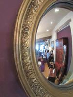 Antique Plaster Gilt Convex Wall Mirror (2 of 7) Antique Plaster Gilt Convex Wall Mirror (2 of 7)
