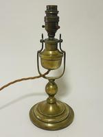 Antique Brass Ship's Gimbal Lamp (1 of 13)
