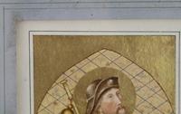 Antique Illuminated Watercolour of Saint Rochus (5 of 7) Antique Illuminated Watercolour of Saint Rochus (5 of 7)