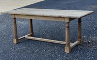 Rustic Bleached Oak Farmhouse Dining Table (4 of 25) Rustic Bleached Oak Farmhouse Dining Table (4 of 25)