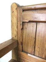 Pitch Pine and Oak Settle Bench with Drawers (M-1475) (3 of 11) Pitch Pine and Oak Settle Bench with Drawers (M-1475) (3 of 11)
