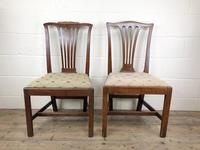 Two Similar Edwardian Mahogany Frame Chairs with Fabric Seats (4 of 11) Two Similar Edwardian Mahogany Frame Chairs with Fabric Seats (4 of 11)