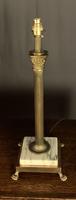 Good Size French Brass & Marble Corinthian Column Table Lamp (5 of 7) Good Size French Brass & Marble Corinthian Column Table Lamp (5 of 7)
