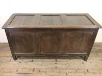 18th Century Oak Coffer with Three Panel Front (2 of 19) 18th Century Oak Coffer with Three Panel Front (2 of 19)