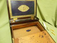 Triple Fold Rosewood Writing Box - Secret Drawers - Unusual Hinges c.1825 (7 of 17) Triple Fold Rosewood Writing Box - Secret Drawers - Unusual Hinges c.1825 (7 of 17)