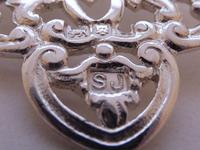 Victorian Birmingham 1898 Hallmarked Solid Silver Nurses Belt Buckle (4 of 8) Victorian Birmingham 1898 Hallmarked Solid Silver Nurses Belt Buckle (4 of 8)