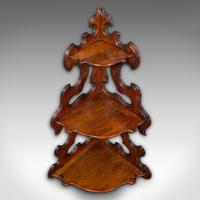 Antique 3 Tier Hanging Whatnot, English, Rosewood, Corner Wall Shelf, Victorian (5 of 12) Antique 3 Tier Hanging Whatnot, English, Rosewood, Corner Wall Shelf, Victorian (5 of 12)