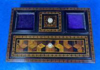 Victorian Rosewood & Tunbridge Ware Inkstand by Thomas Barton (16 of 24) Victorian Rosewood & Tunbridge Ware Inkstand by Thomas Barton (16 of 24)