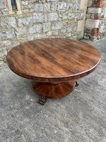 English Regency Rosewood Round Centre Table (4 of 7) English Regency Rosewood Round Centre Table (4 of 7)