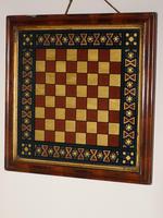 Most Attractive Mid 19th Century a Verre Eglomisé Chessboard (2 of 2) Most Attractive Mid 19th Century a Verre Eglomisé Chessboard (2 of 2)