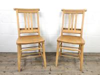 Set of Four Vintage Beech Chapel Chairs (5 of 16) Set of Four Vintage Beech Chapel Chairs (5 of 16)
