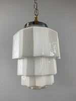 Large Art Deco Skyscraper Ceiling Light, Shade, Rewired (2 of 10) Large Art Deco Skyscraper Ceiling Light, Shade, Rewired (2 of 10)