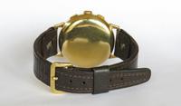 Gents 9ct Gold Landeron Chronograph Wrist Watch (3 of 5) Gents 9ct Gold Landeron Chronograph Wrist Watch (3 of 5)