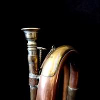 9th Lancers Antique Bugle, Copper & Brass c.1900 (3 of 6) 9th Lancers Antique Bugle, Copper & Brass c.1900 (3 of 6)