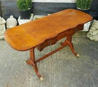 Antique Design Walnut Serpentine Front Desk (4 of 7) Antique Design Walnut Serpentine Front Desk (4 of 7)